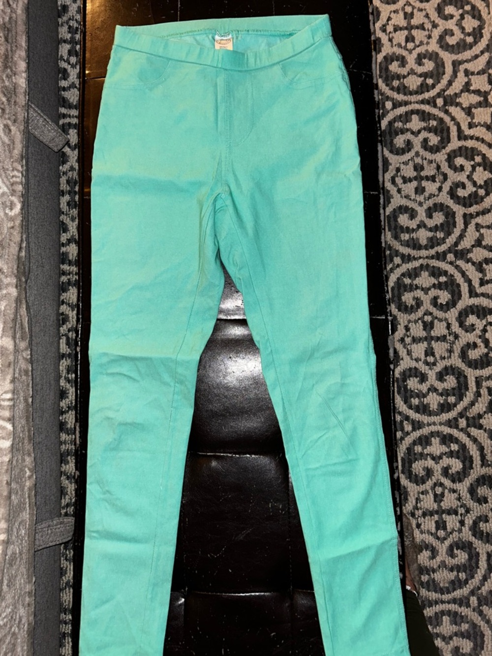 Y2K Steve Madden Mint Teal Crop leggings